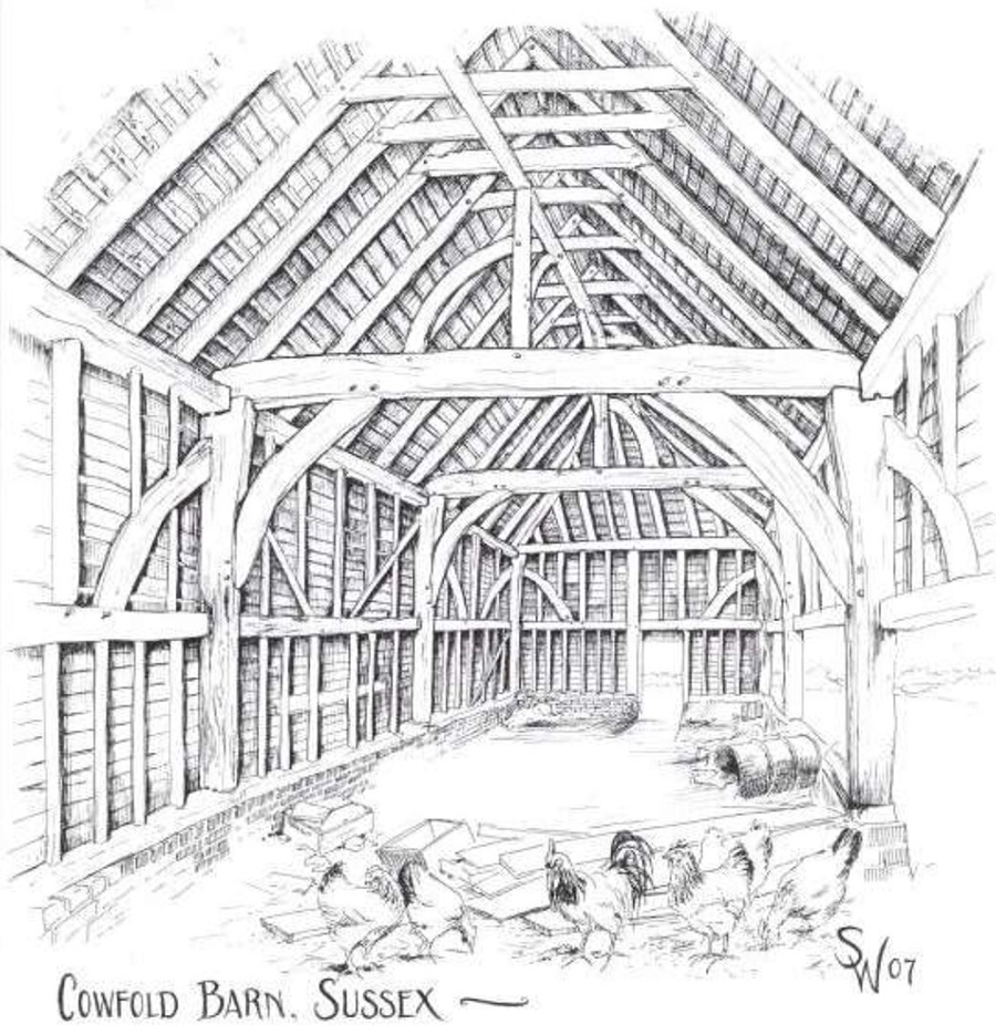 Medieval barn for sale near Ashurst Wood, West Sussex